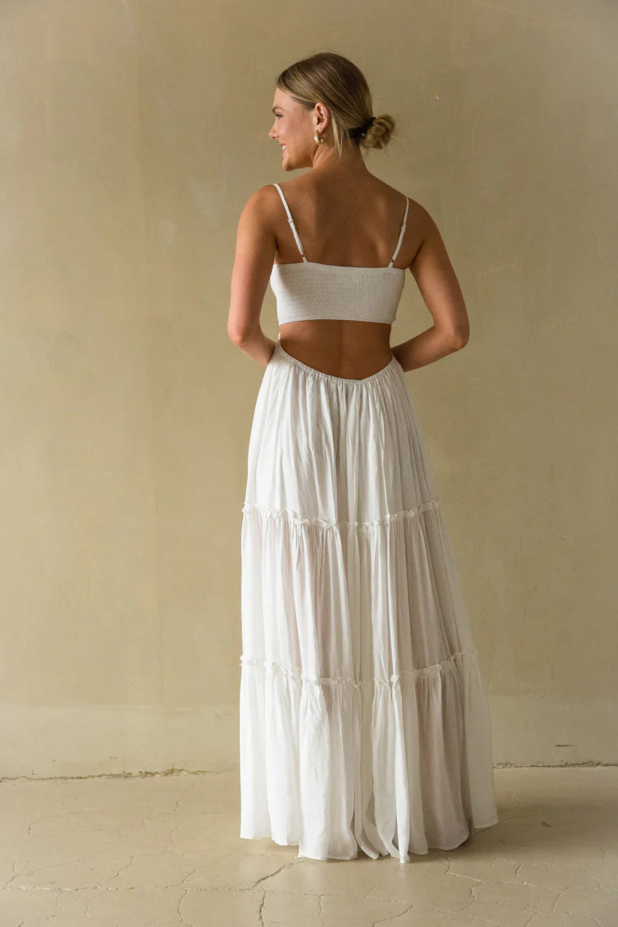 Aylani Lace Cutout Maxi Dress