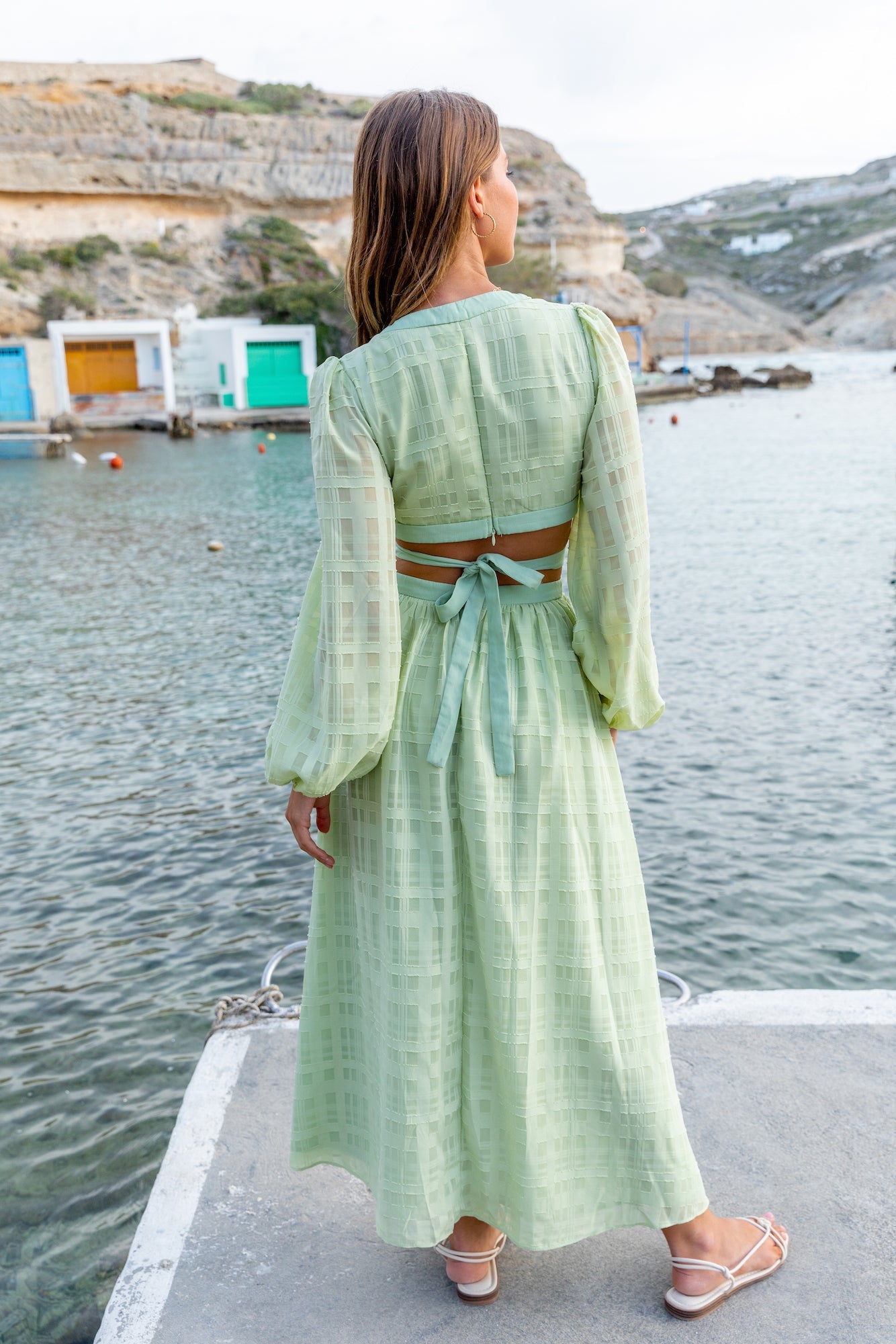 Neo Paradise Maxi Dress Green