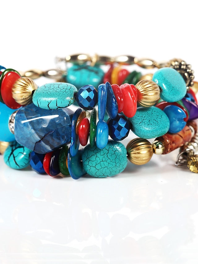 Bracelets Ethnic Style Street Multicolor Bracelets & Bangles / Red / Fall / Winter / Spring / Summer for Women