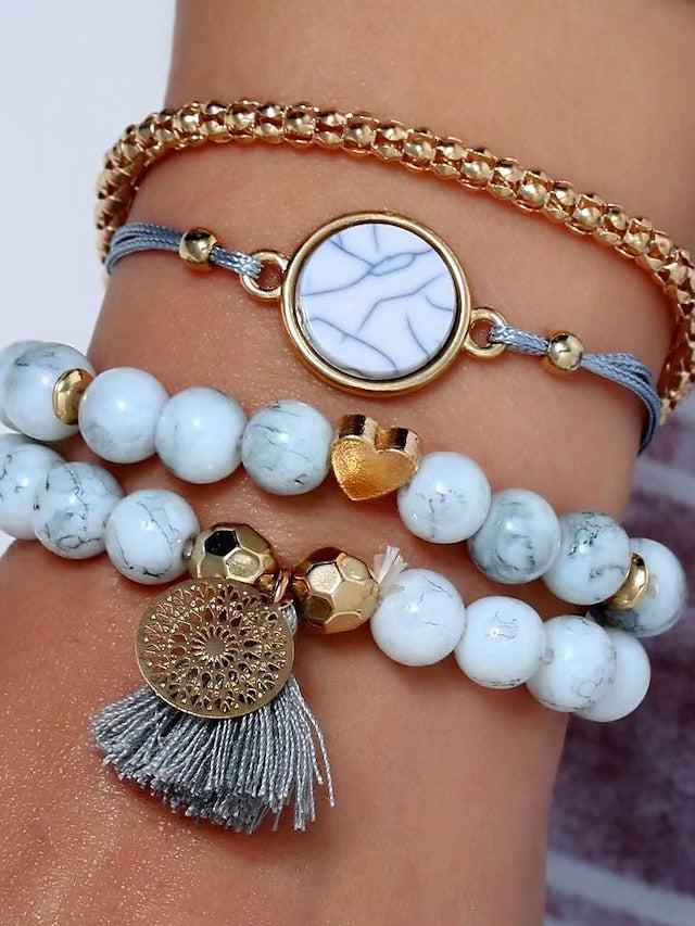 Bracelets Artistic Party Geometry Bracelets & Bangles / Green / Fall / Winter / Spring / Summer for Women
