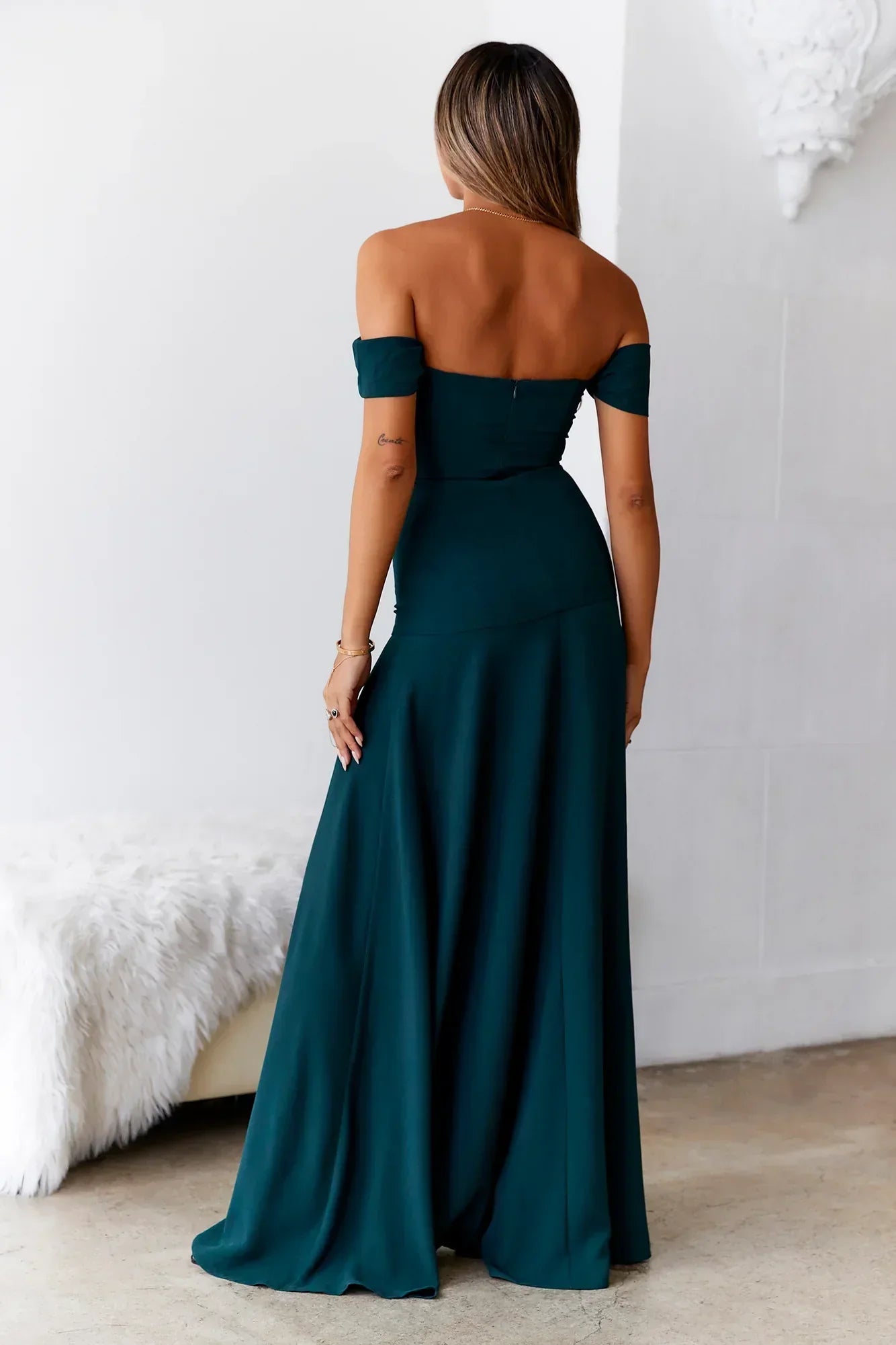 Blushing Cinderella Maxi Dress