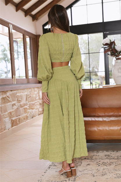 Forever Moments Maxi Dress Green