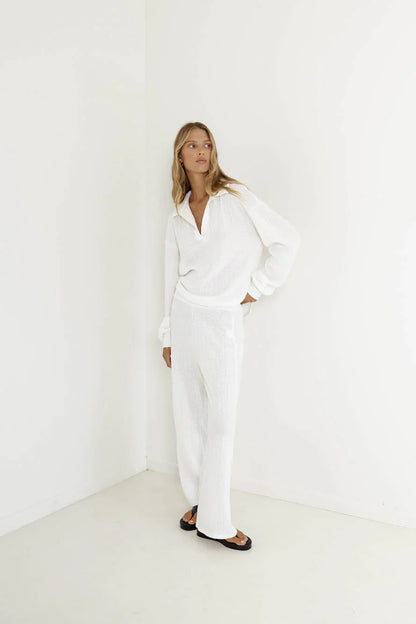 Avery Pant - White