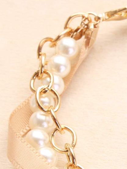 Faux Pearl Beaded Bracelet for Women