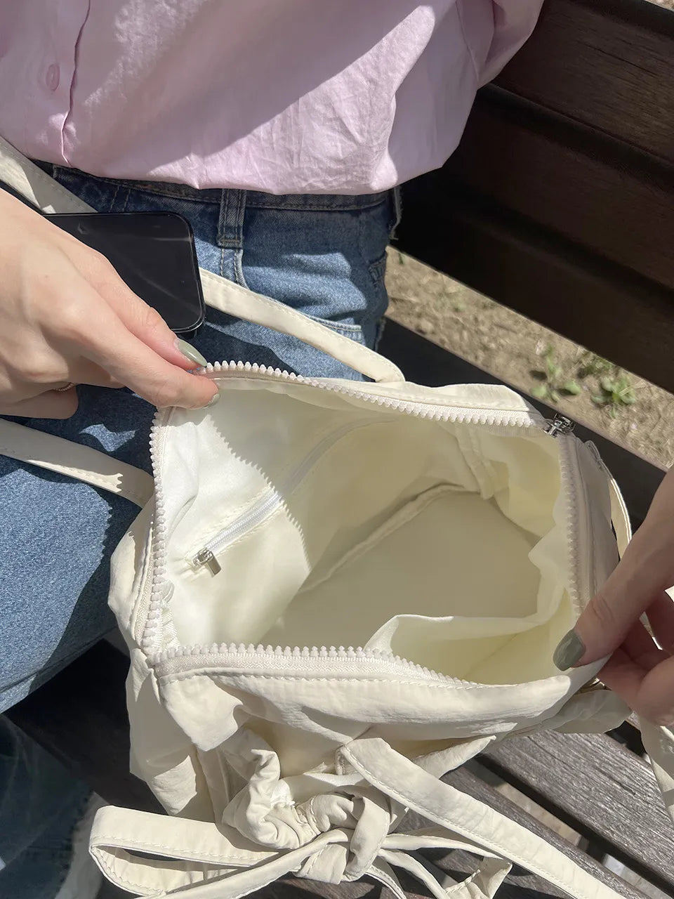 Rory Bow Tied Bag