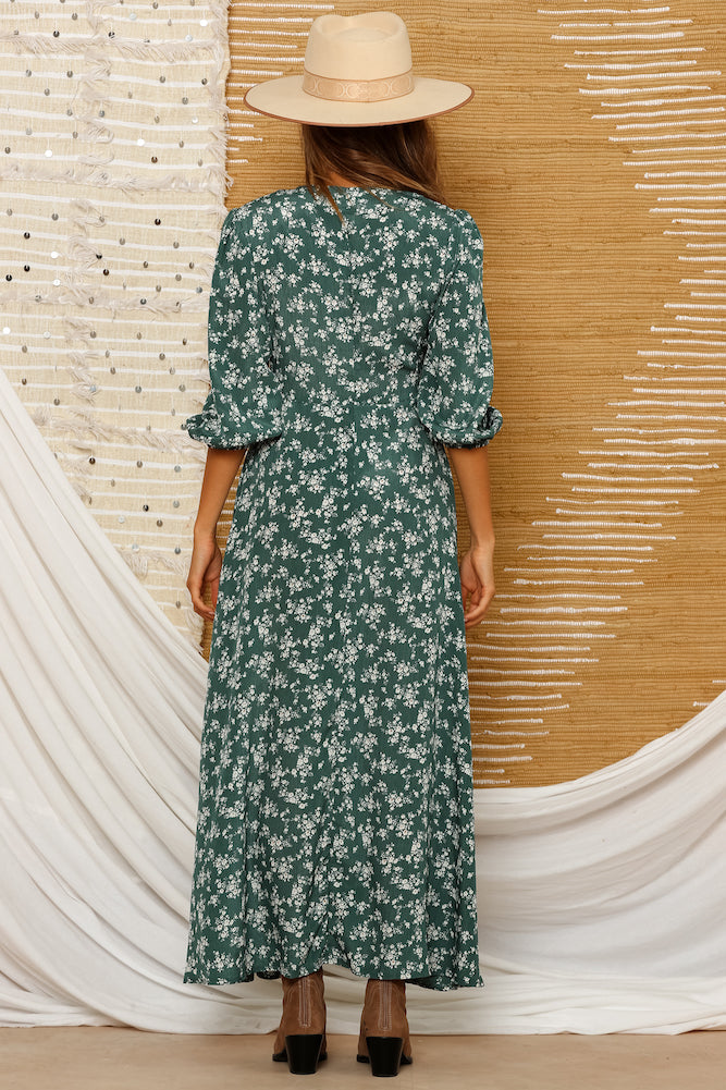 Meadowlake Maxi Dress Green