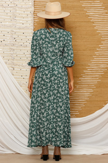 Meadowlake Maxi Dress Green