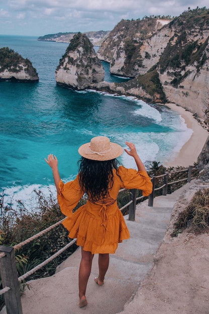 Paradise Cove Dress Mustard