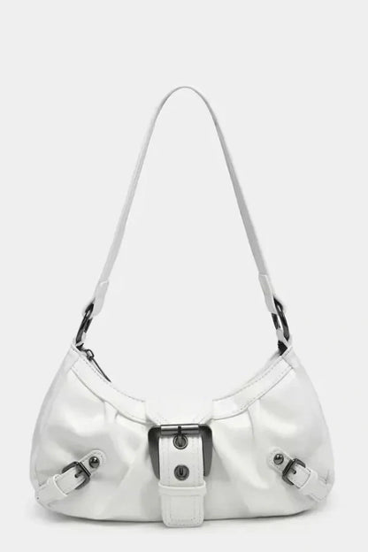 Sage Buckle Shoulder Bag