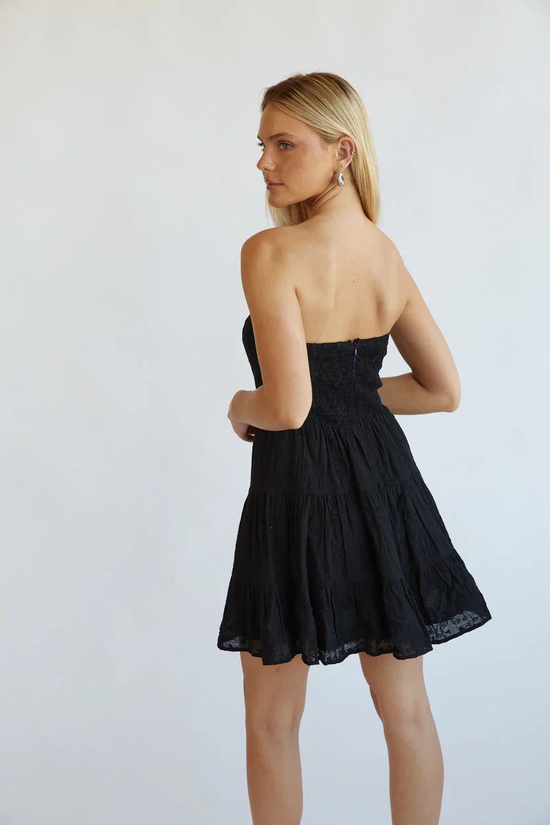 Blythe Embroidered Mini Dress