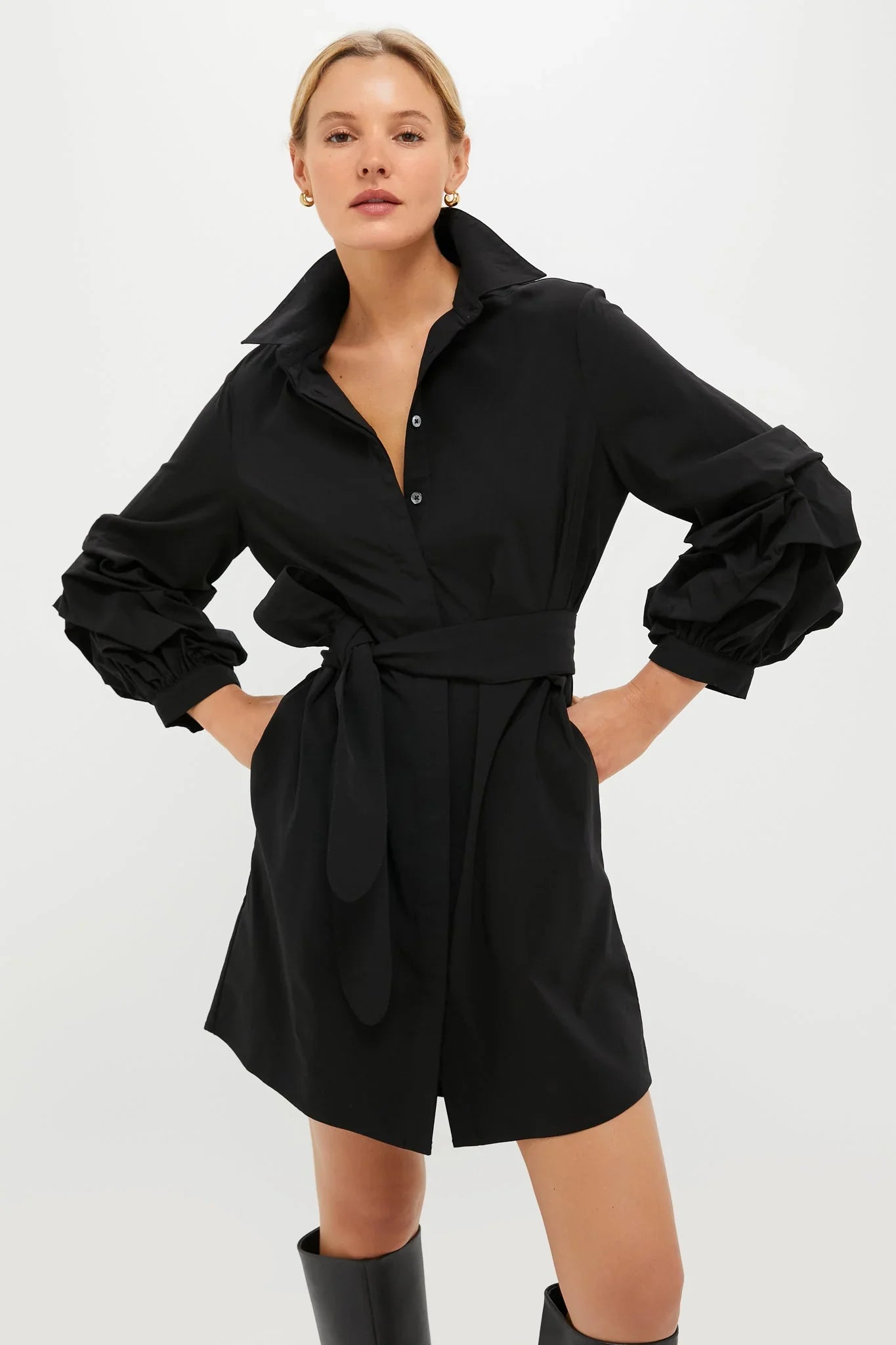 Black Alessia Mini Dress