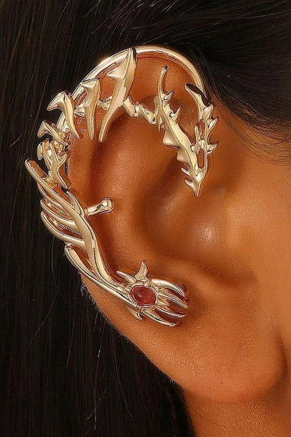 Punk Thorn Decor Ear Cuff Earring