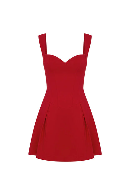 Bethani Mini Dress - Cherry