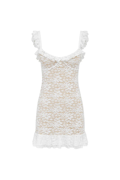 Ava Mini Dress - White