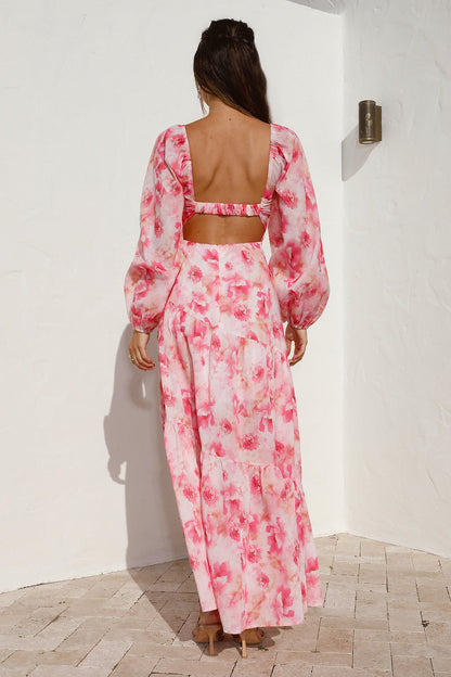 Like A Princess Maxi Dress Pink