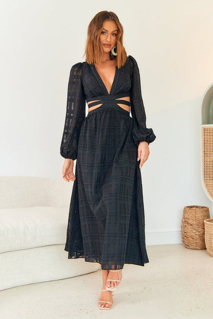Neo Paradise Maxi Dress Black