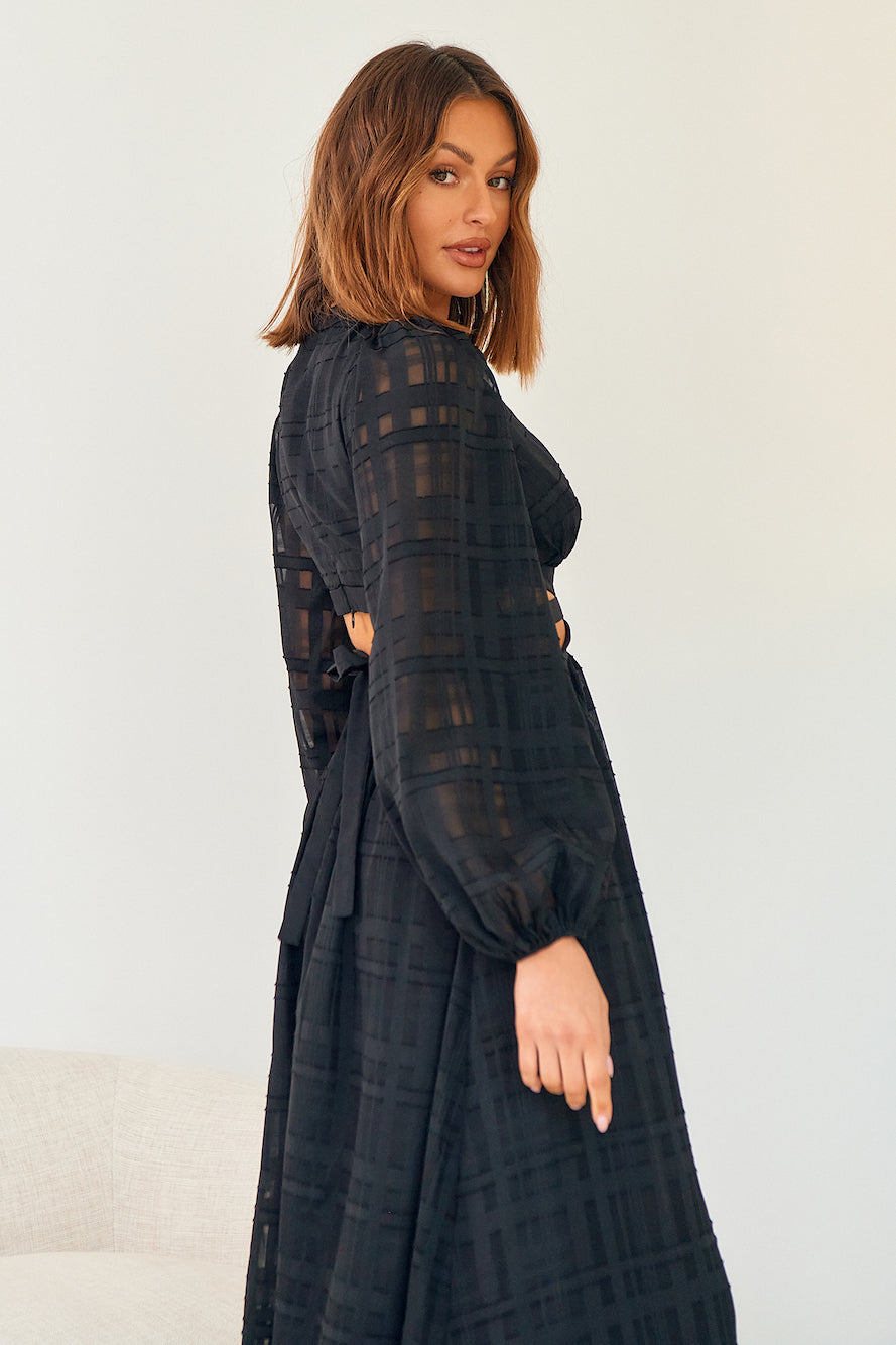 Neo Paradise Maxi Dress Black