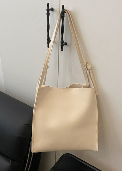 Carrera - Structured PU Leather Tote with Shoulder Strap