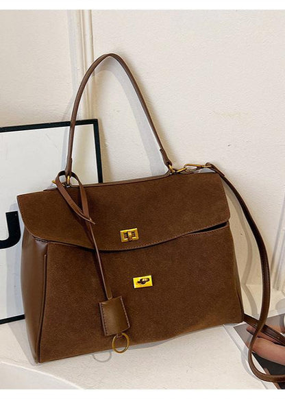 Amelia - StructuRed Top-Handle Satchel