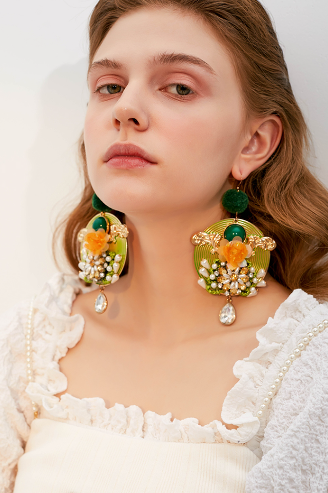 Boho Floral Earrings
