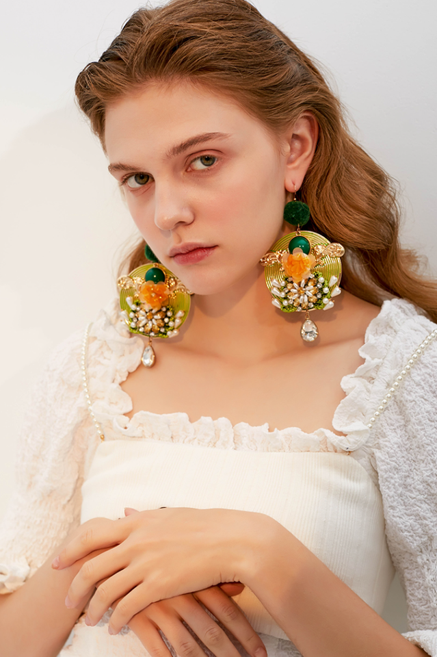 Boho Floral Earrings