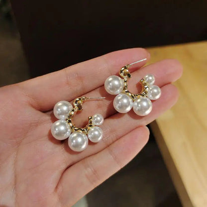 Lizakosht Peach Zircon Bow Earrings for Women Fashion Jewelry Gifts