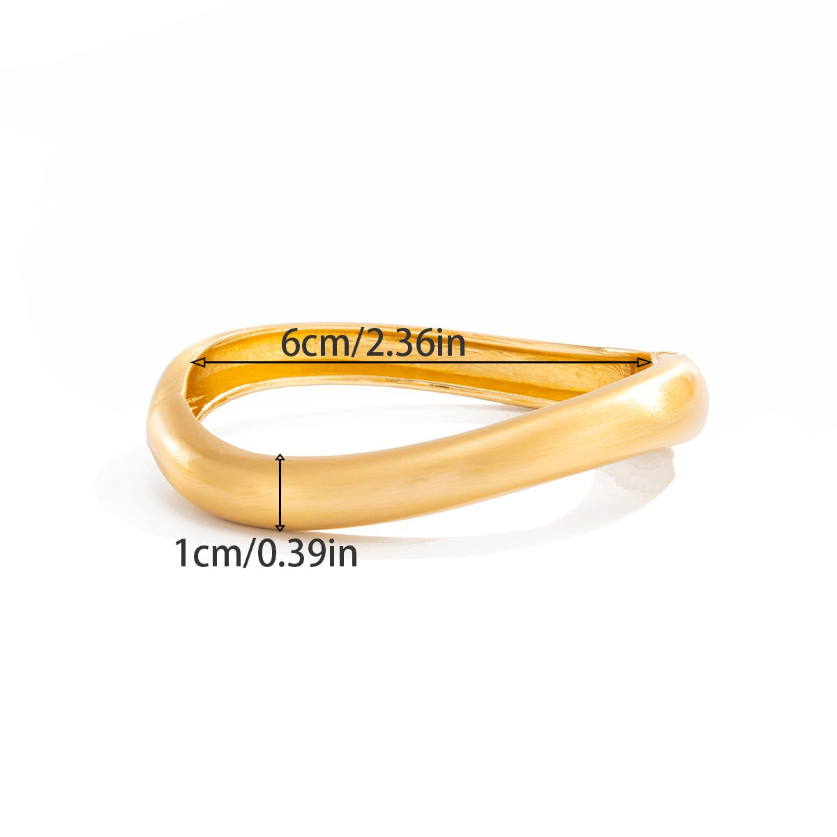Versatile Matte Coil Bangle Bracelet