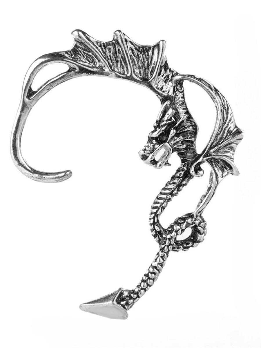 Gothic Dark Demon Metal Earrings
