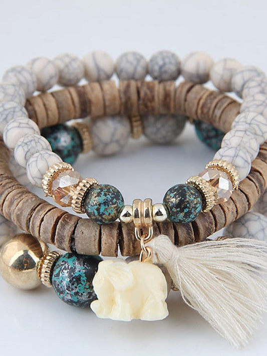Bracelets Textured Street Multicolor Bracelets & Bangles for Women
