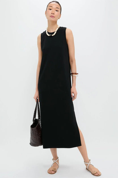 Black Sleeveless Gio Maxi Dress