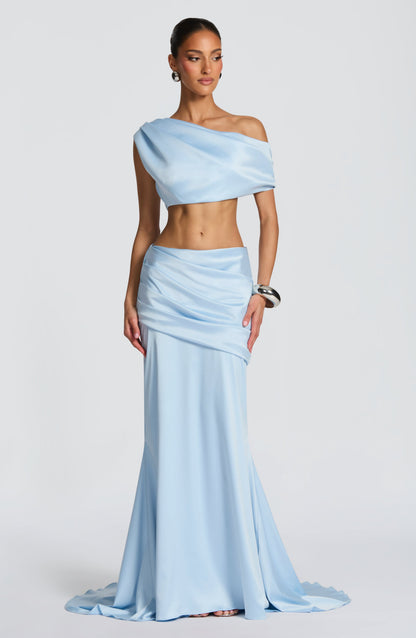 Edwina Top - Glacier Blue
