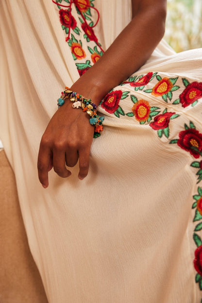 Elephant Retro Braided Bracelet