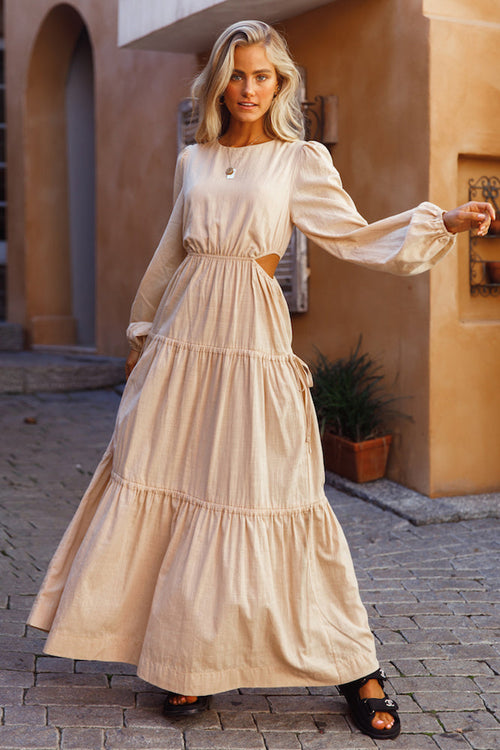 Caminito Maxi Dress Beige