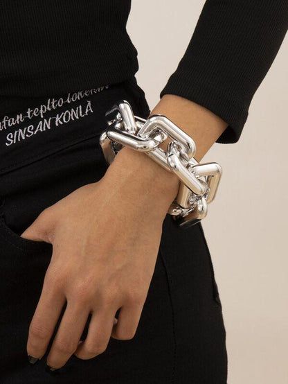 Geo Link Chain Bracelet for Women