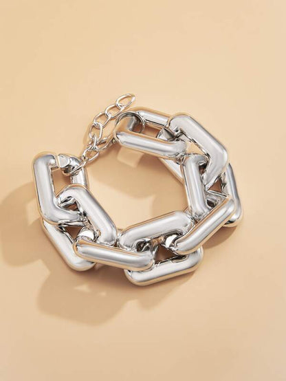 Geo Link Chain Bracelet for Women