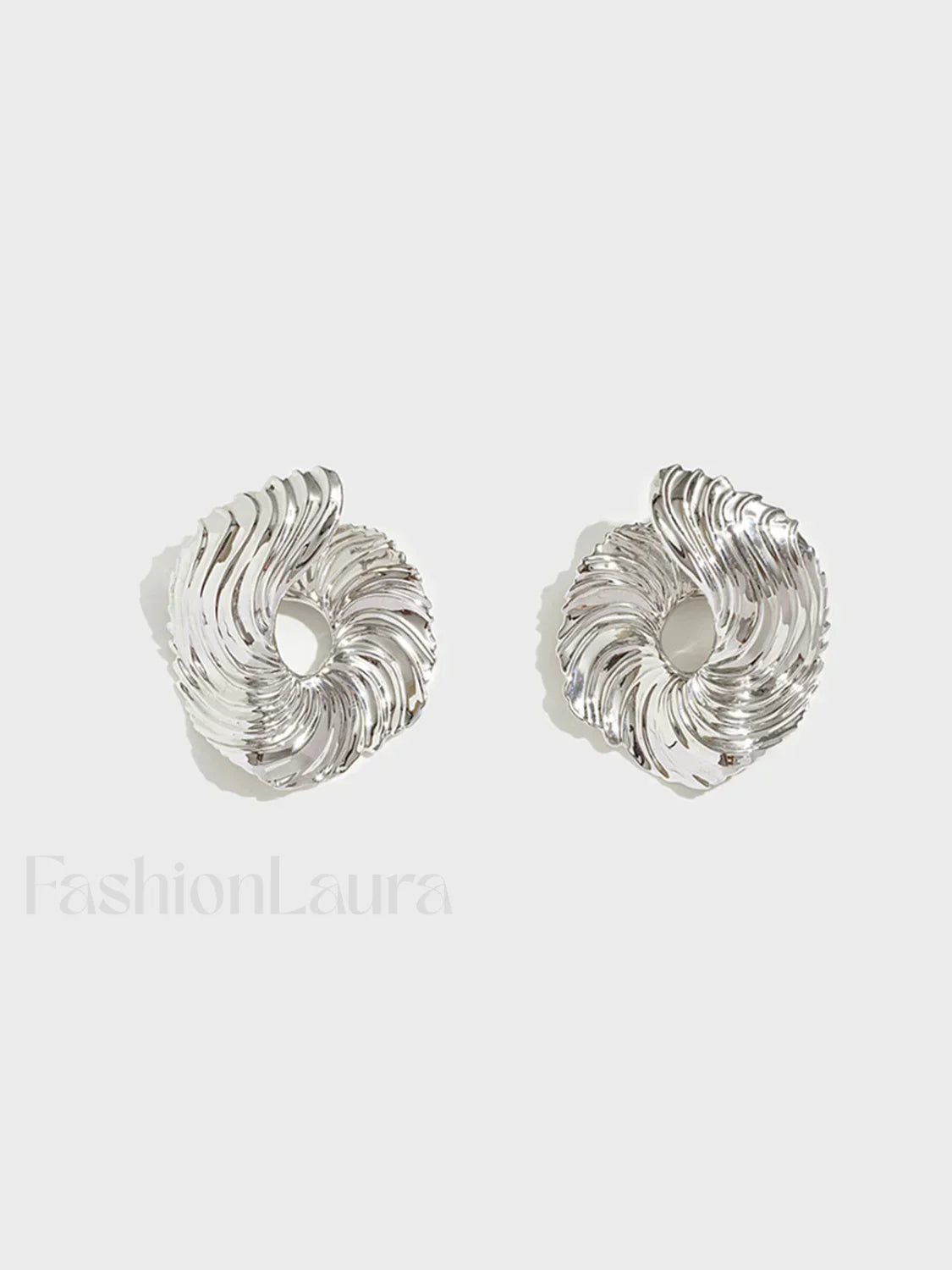 Geometric Irregular Graceful Texture Stud Earrings