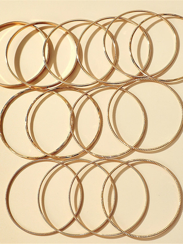 Bangle Fashion Outdoor Pure Color Bracelets & Bangles for Women