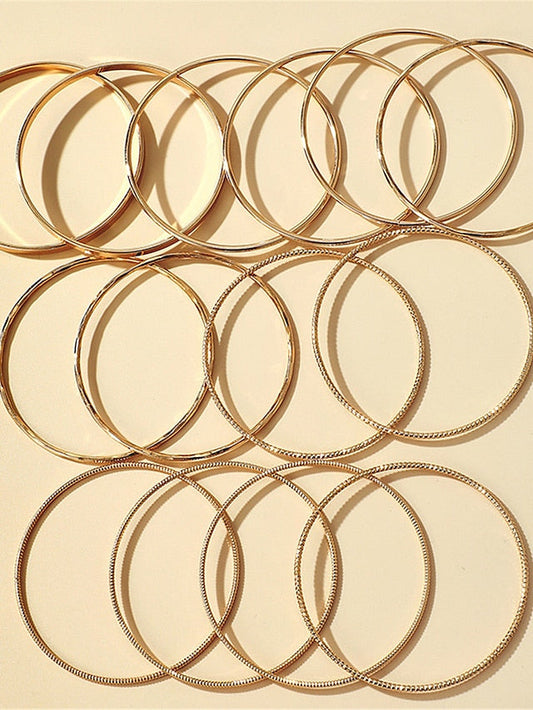 Bangle Fashion Outdoor Pure Color Bracelets & Bangles for Women