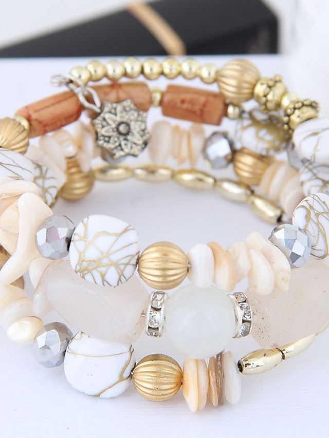Bracelets Textured Street Geometry Bracelets & Bangles for Women