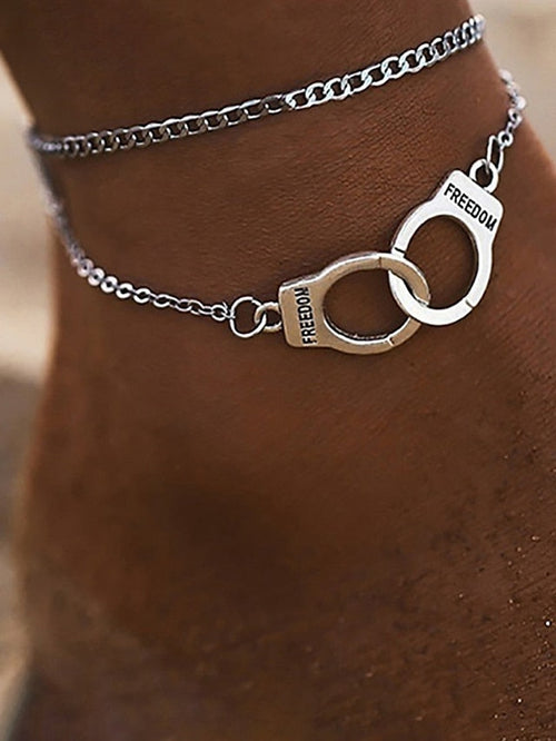 Fashion Outdoor Pure Color Anklet for Women