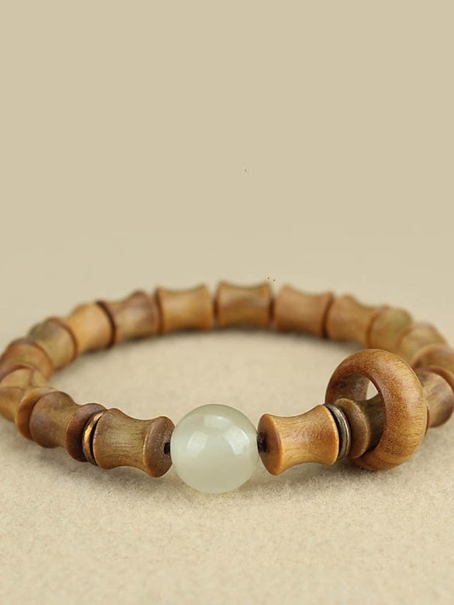 Men's Bead Bracelet Retro Vintage Theme Fashion Wood Bracelet Jewelry As Picture For Daily Holiday Festival for Women