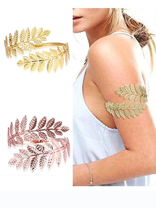 Bangle Fashion Outdoor Leaf Bracelets & Bangles for Women