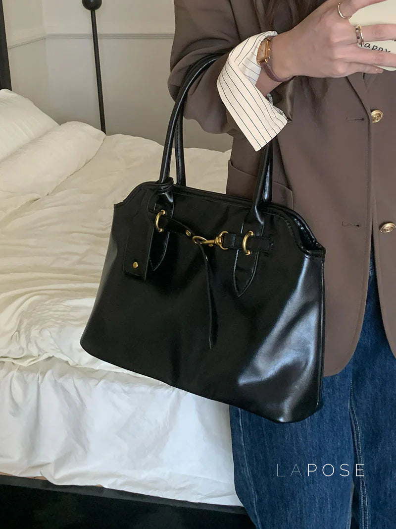 Ripley Briefcase Faux Leather Bag