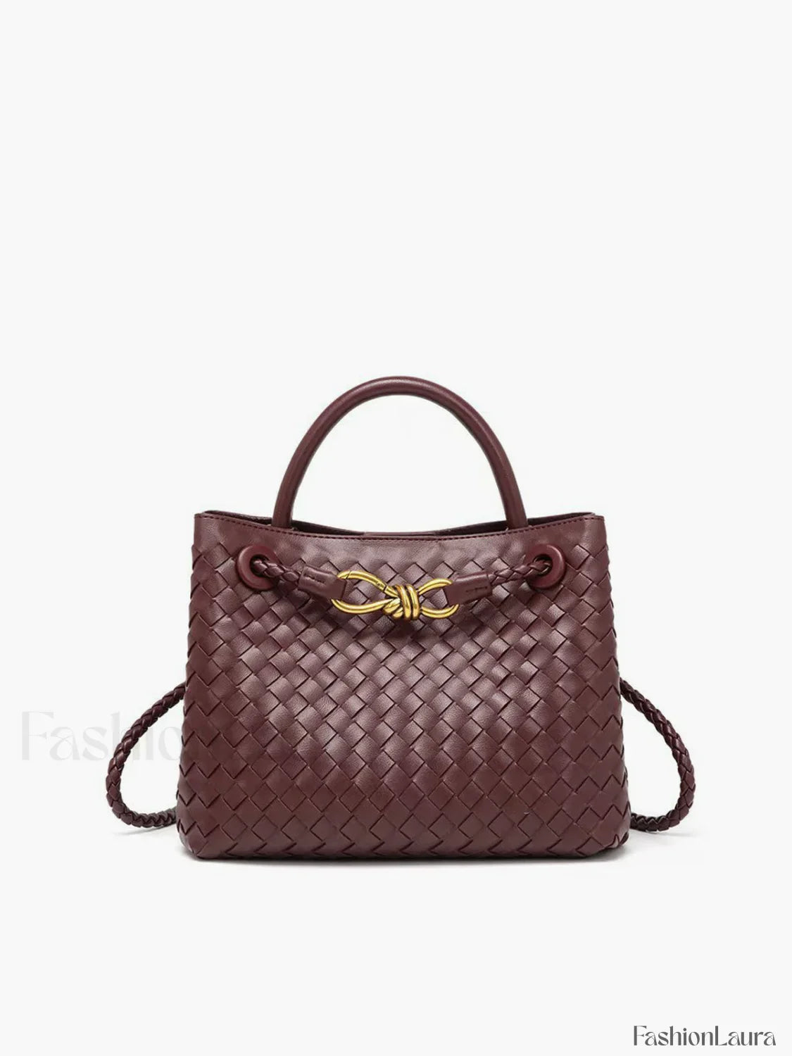 Metal Twist Detail Handle Bag