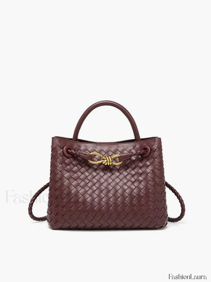 Metal Twist Detail Handle Bag