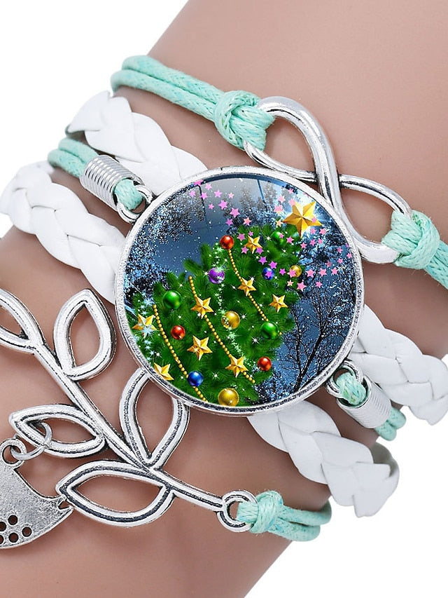 Bracelets Casual Christmas Santa Claus Bracelets & Bangles for Women