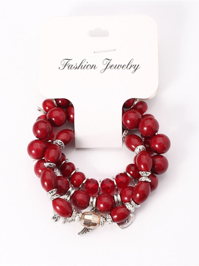 Bracelets Textured Street Heart Bracelets & Bangles for Women