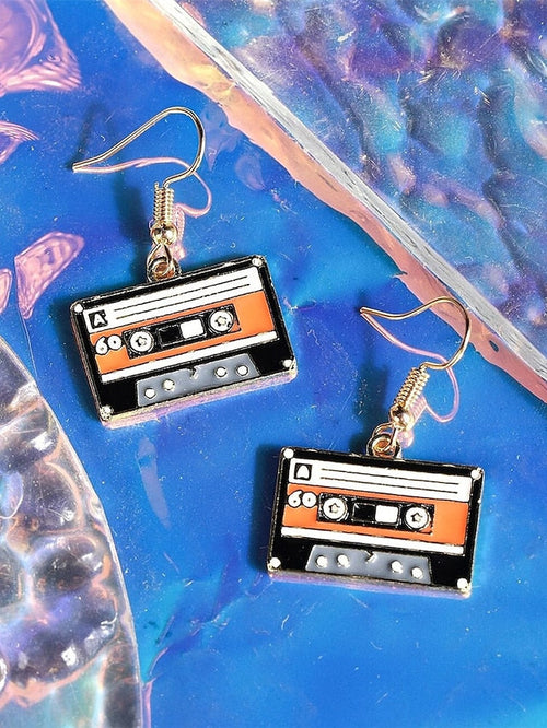 1 Pair Drop Earrings For Birthday Street Gift Alloy Vintage Style Fashion for Women
