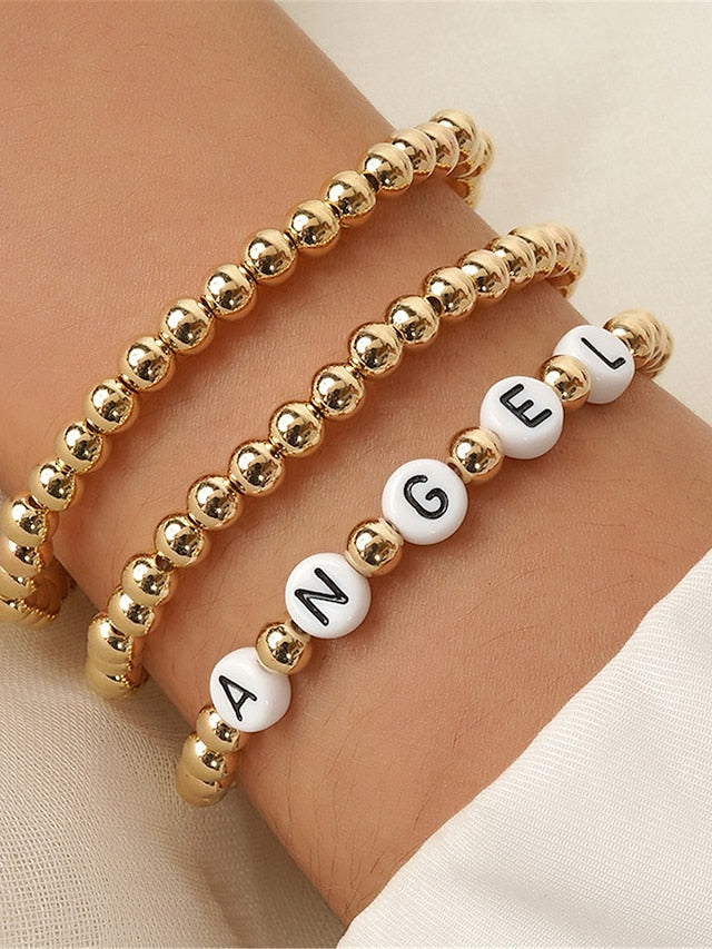 Bracelets Fashion Outdoor Letter Bracelets & Bangles for Women