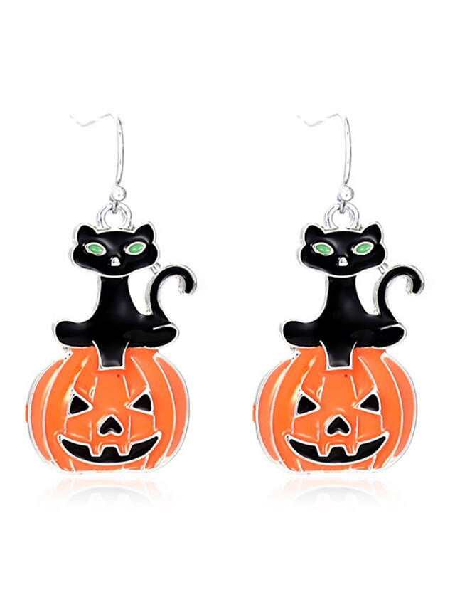 Earrings Exaggerated Halloween Cat Earring for Women